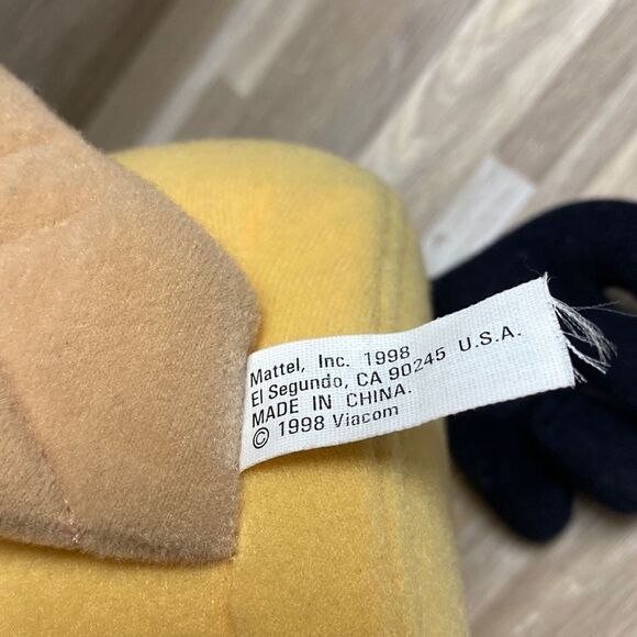 Angry Beavers Norbert Nickelodeon Vintage 1998 Mattel 10" Chomping Plush euc - Picture 3 of 11